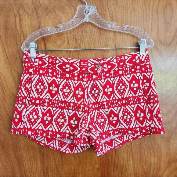 J. Crew Pants - J Crew short shorts size 4 Red Vacation Beach